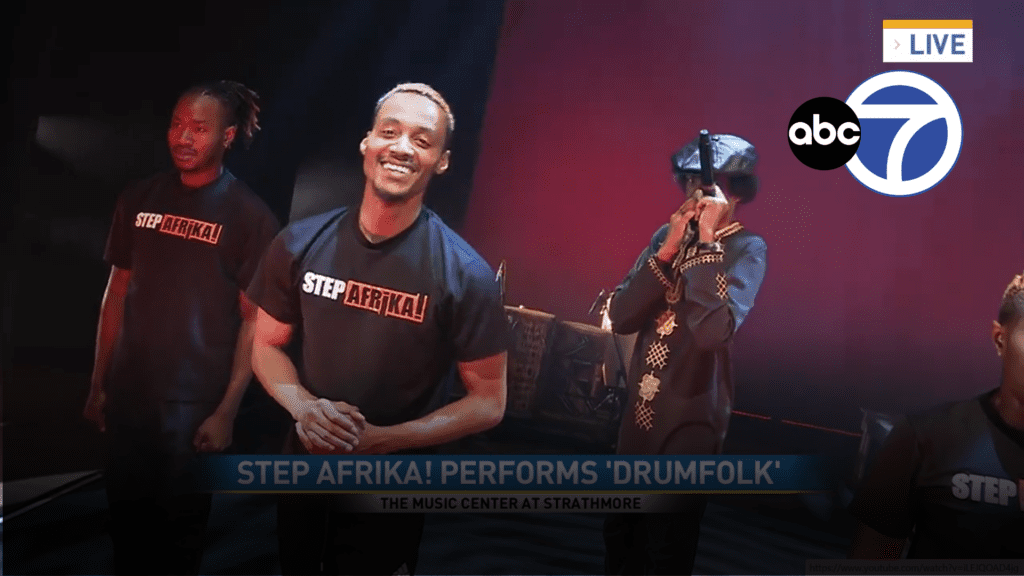 Step Afrika! Drumfolk on Good Morning Washington ABC7 Step Afrika!