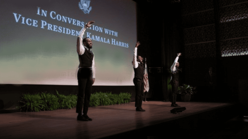 Step Afrika! Performs for the Vice President